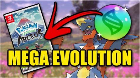 can you mega evolve in pokemon legends arceus
